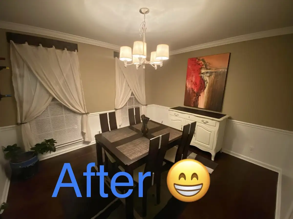 Professional dining room restoration after water damage in La Vista