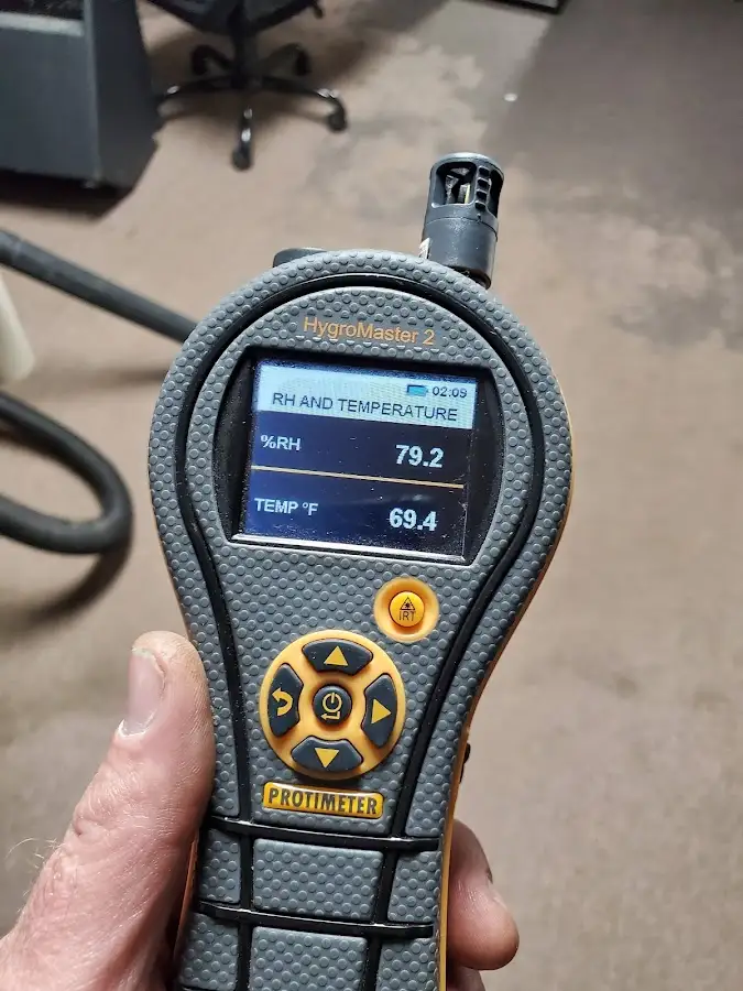 Moisture meter humidity assessment for Mold Remediation & Removal in La Vista